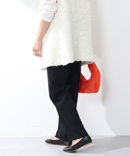 SHENERY（シーナリー）の「ダブルクロステーパードパンツ（その他パンツ・レディース・ブラック/ピンク・36/38）」の5枚目の写真