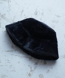 【WEB限定】リバーシブルエコファーバケットハット