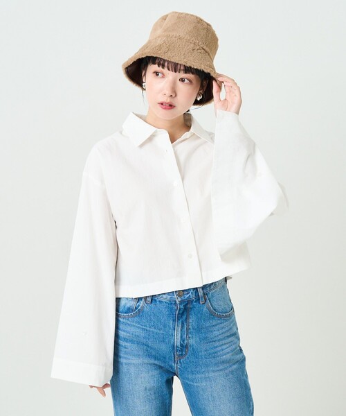 FREAK'S STORE（フリークスストア）の「【WEB限定】リバーシブルエコファーバケットハット（ハット・レディース・ブラック/ダークブラウン/ブラウン・ONE SIZE）」の8枚目の写真