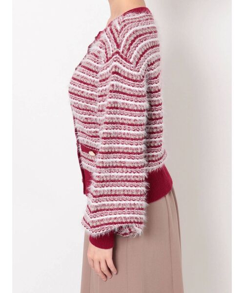 dazzlin（ダズリン）の「ツイードライクニットカーディガン（カーディガン/ボレロ・レディース・ブルー/レッド/ベージュ・FREE）」の22枚目の写真