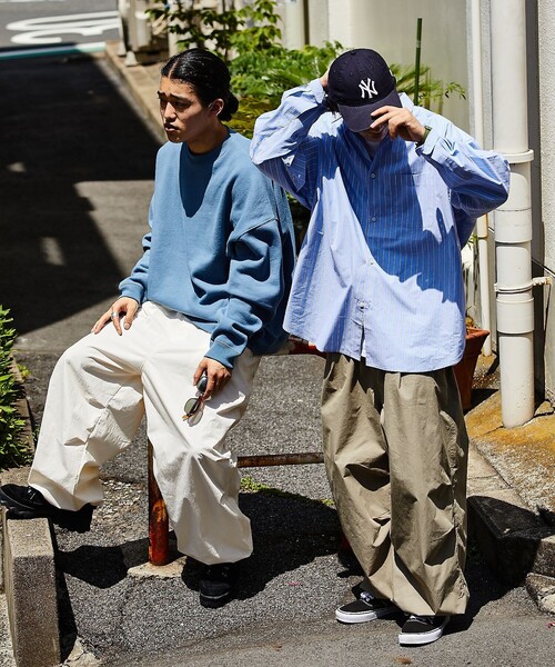 FREAK'S STORE（フリークスストア）の「WEB限定 ルーズシルエット スノーパンツ/ミリタリーパンツ（カーゴパンツ・メンズ・ブラック/ベージュ/オフホワイト/オリーブ・SMALL/MEDIUM/LARGE）」の17枚目の写真