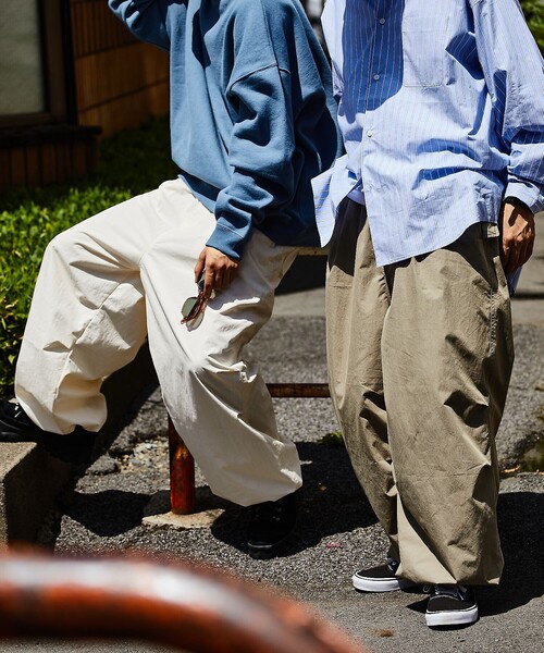 FREAK'S STORE（フリークスストア）の「WEB限定 ルーズシルエット スノーパンツ/ミリタリーパンツ（カーゴパンツ・メンズ・ブラック/ベージュ/オフホワイト/オリーブ・SMALL/MEDIUM/LARGE）」の18枚目の写真