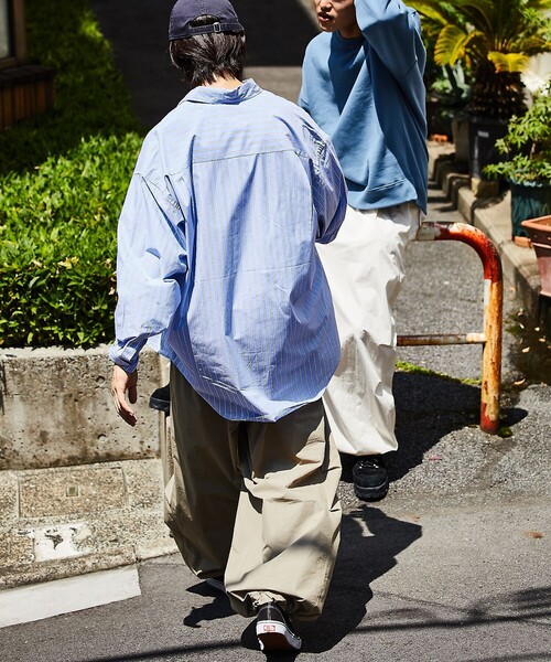 FREAK'S STORE（フリークスストア）の「WEB限定 ルーズシルエット スノーパンツ/ミリタリーパンツ（カーゴパンツ・メンズ・ブラック/ベージュ/オフホワイト/オリーブ・SMALL/MEDIUM/LARGE）」の19枚目の写真