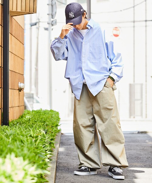 FREAK'S STORE（フリークスストア）の「WEB限定 ルーズシルエット スノーパンツ/ミリタリーパンツ（カーゴパンツ・メンズ・ブラック/ベージュ/オフホワイト/オリーブ・SMALL/MEDIUM/LARGE）」の20枚目の写真