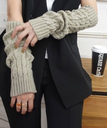 CORNERS | ケーブルニットアームウォーマー(アームカバー)