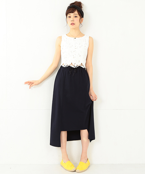 CAROLINA GLASER（カロリナ グレイサー）の「CAROLINA GLASER / レースショート トップス（その他トップス・レディース・ブラック/クリーム・ONE SIZE）」の15枚目の写真