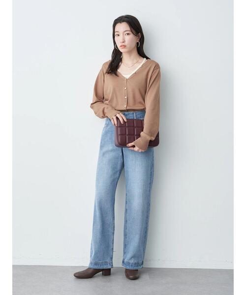 earth music&ecology(アースミュージックアンドエコロジー)の「ハイゲージ多釦カーディガン(カーディガン/ボレロ・レディース・ブラック/ブラウン/グリーン/アイボリー/ピンク系その他2・S/M)」の18枚目の写真