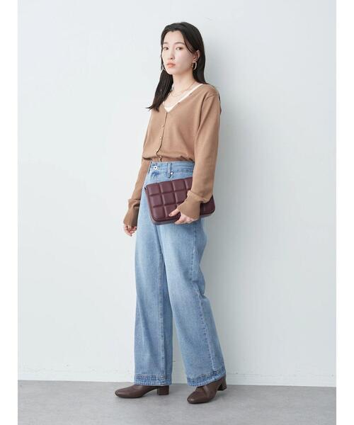 earth music&ecology(アースミュージックアンドエコロジー)の「ハイゲージ多釦カーディガン(カーディガン/ボレロ・レディース・ブラック/ブラウン/グリーン/アイボリー/ピンク系その他2・S/M)」の19枚目の写真