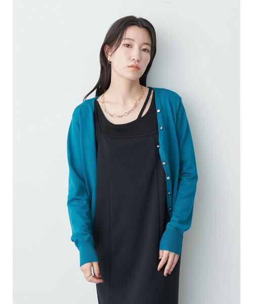 earth music&ecology(アースミュージックアンドエコロジー)の「ハイゲージ多釦カーディガン(カーディガン/ボレロ・レディース・ブラック/ブラウン/グリーン/アイボリー/ピンク系その他2・S/M)」の20枚目の写真