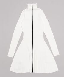 CPG GOLF（シーピージーゴルフ）の「High Neck Flare Knit Dress
