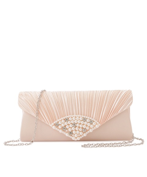 Lace Ladies(レースレディース)の「パールプリーツ 2wayクラッチバッグ(クラッチバッグ・レディース・ブラック/ピンク/シルバー/ベージュ・FREE)」の20枚目の写真