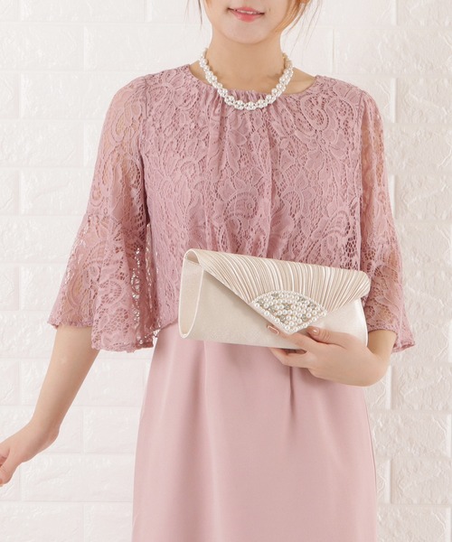 Lace Ladies(レースレディース)の「パールプリーツ 2wayクラッチバッグ(クラッチバッグ・レディース・ブラック/ピンク/シルバー/ベージュ・FREE)」の19枚目の写真