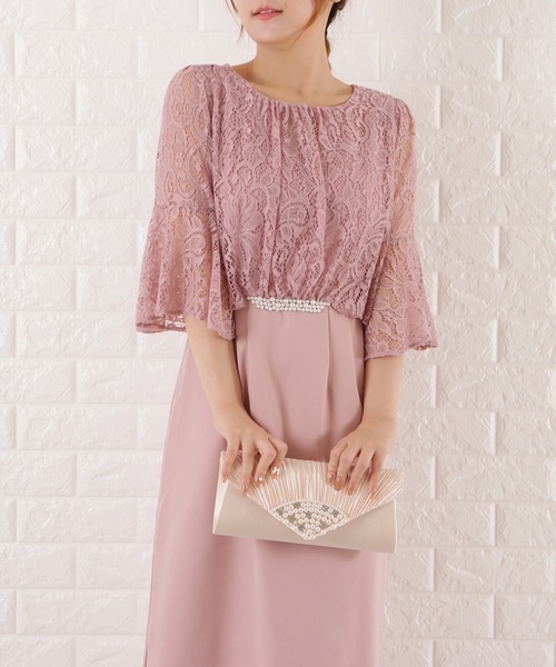 Lace Ladies(レースレディース)の「パールプリーツ 2wayクラッチバッグ(クラッチバッグ・レディース・ブラック/ピンク/シルバー/ベージュ・FREE)」の6枚目の写真
