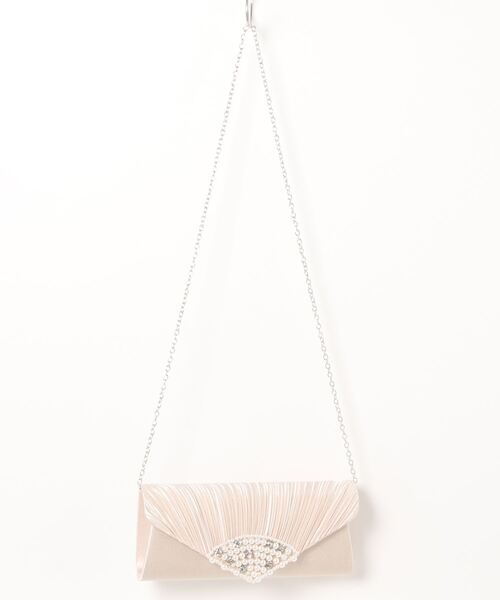 Lace Ladies(レースレディース)の「パールプリーツ 2wayクラッチバッグ(クラッチバッグ・レディース・ブラック/ピンク/シルバー/ベージュ・FREE)」の15枚目の写真