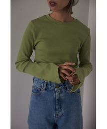 BLACK BY MOUSSY | organic cotton longsleeve tops(オーガニックコットンロングスリーブトップス)(Tシャツ/カットソー)