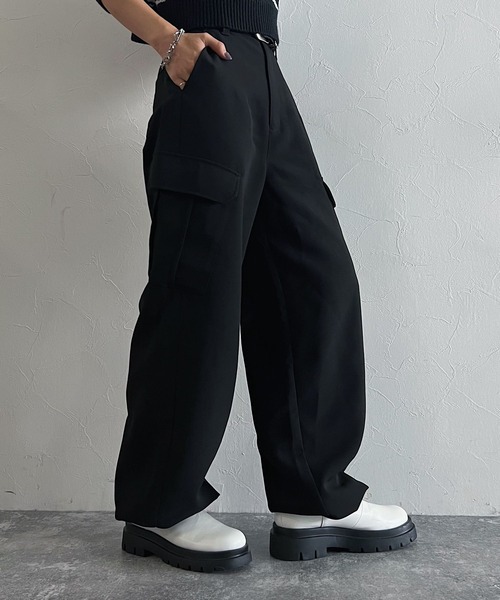 PAGEBOY（ページボーイ）の「ウインターカーゴパンツ（カーゴパンツ・レディース・ベージュ/カーキ/ブラック・FREE）」の10枚目の写真