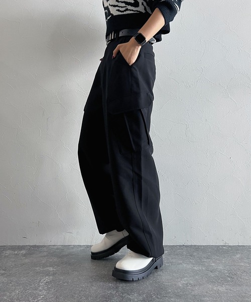 PAGEBOY（ページボーイ）の「ウインターカーゴパンツ（カーゴパンツ・レディース・ベージュ/カーキ/ブラック・FREE）」の14枚目の写真