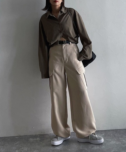 PAGEBOY（ページボーイ）の「ウインターカーゴパンツ（カーゴパンツ・レディース・ベージュ/カーキ/ブラック・FREE）」の21枚目の写真