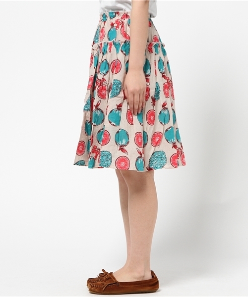 チャイハネ（チャイハネ）の「【チャイハネ】サーナフレアーミニスカート（スカート・レディース・ホワイト/ピンク/ブルー/イエロー・FREE）」の9枚目の写真