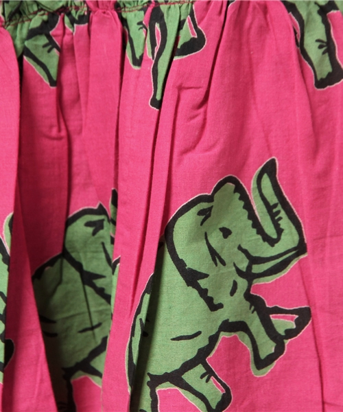 チャイハネ（チャイハネ）の「【チャイハネ】サーナフレアーミニスカート（スカート・レディース・ホワイト/ピンク/ブルー/イエロー・FREE）」の11枚目の写真