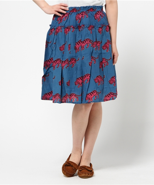 チャイハネ（チャイハネ）の「【チャイハネ】サーナフレアーミニスカート（スカート・レディース・ホワイト/ピンク/ブルー/イエロー・FREE）」の6枚目の写真