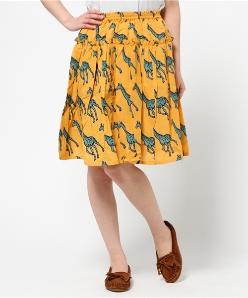 チャイハネ（チャイハネ）の「【チャイハネ】サーナフレアーミニスカート（スカート・レディース・ホワイト/ピンク/ブルー/イエロー・FREE）」の7枚目の写真