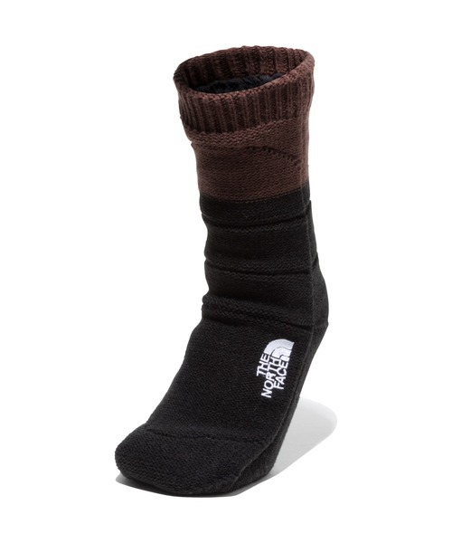 THE NORTH FACE（ザノースフェイス）の「ザ・ノースフェイス / ヌプシ ブーティ ソックス（ユニセックス） NN82233（ソックス/靴下・メンズ・グリーン系その他/レッド系その他/ブラウン系その他/イエロー×ブラック/オリーブ系/ブラック/ブラウン系その他2/レッド系その他2/ブラウン系その他3/グレー系その他・SMALL/MEDIUM）」の4枚目の写真