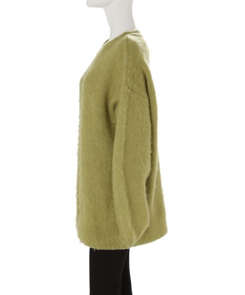 EMODA（エモダ）の「ルーズダウニーニット（ニット/セーター・レディース・ブラウン/ピンク/ブルー/ライム・FREE）」の17枚目の写真