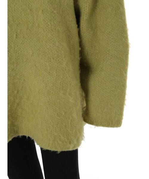 EMODA（エモダ）の「ルーズダウニーニット（ニット/セーター・レディース・ブラウン/ピンク/ブルー/ライム・FREE）」の22枚目の写真