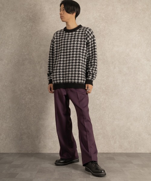 Lee(リー)の「【Lee/リー】X-LINE ルーズフレアパンツ/スラックス/カラーパンツ(スラックス・メンズ・ブラック/パープル/グレー/グリーン・XL/S/M/L)」の21枚目の写真
