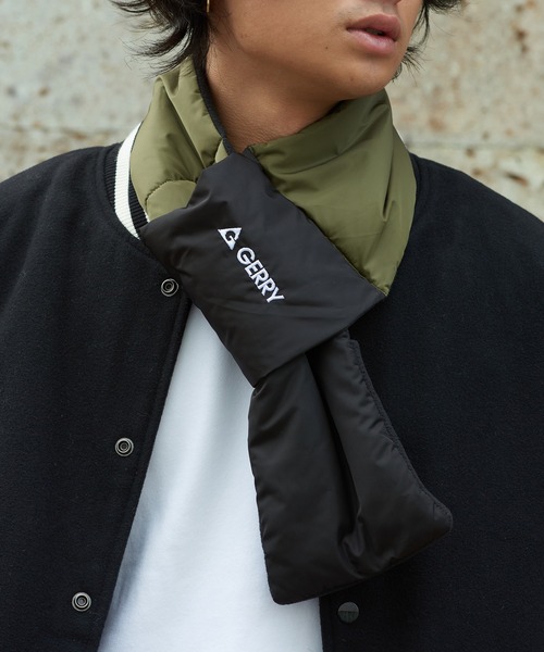 GERRY(ジェリー)の「【GERRY】REPREVE中綿差し込みマフラー M1069 YMY(マフラー・メンズ・ベージュ/カーキ/ブラック/カーキ系2/グレー/ベージュ系2・FREE)」の13枚目の写真