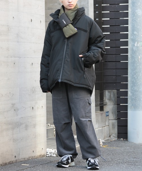 GERRY(ジェリー)の「【GERRY】REPREVE中綿差し込みマフラー M1069 YMY(マフラー・メンズ・ベージュ/カーキ/ブラック/カーキ系2/グレー/ベージュ系2・FREE)」の20枚目の写真