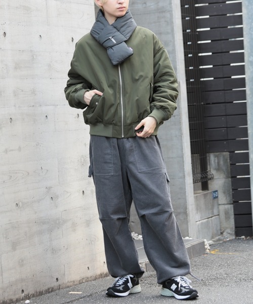 GERRY(ジェリー)の「【GERRY】REPREVE中綿差し込みマフラー M1069 YMY(マフラー・メンズ・ベージュ/カーキ/ブラック/カーキ系2/グレー/ベージュ系2・FREE)」の15枚目の写真
