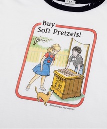 SEA（シー）の「SEA CHIBI VINTAGE Pretzels リンガーTEE（T