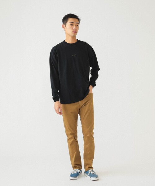 BEAMS（ビームス）の「BEAMS / ミニロゴ ロングスリーブ Tシャツ 23SS（Tシャツ/カットソー・メンズ・ホワイト/グリーン系その他4/ブラック・S/L/M/XL/XX-LARGE）」の12枚目の写真
