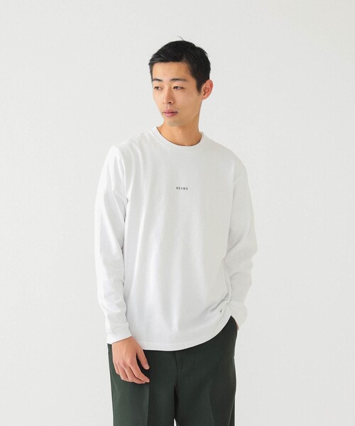 BEAMS（ビームス）の「BEAMS / ミニロゴ ロングスリーブ Tシャツ 23SS