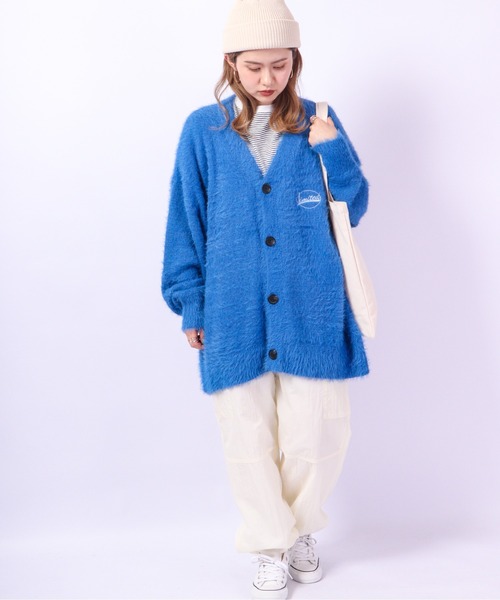 Ree&Mee（リーアンドミー）の「Ree＆Mee シャカパン 裏地トリコット起毛 ワイド スノーパンツ ナイロン ジョガー カーゴ パラシュートパンツ（その他パンツ・レディース・ブラック/ロイヤルブルー/ピンク/オフホワイト/グリーン・M/L）」の8枚目の写真
