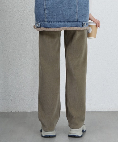 MAISON DE THERESE（メゾン ド テレーズ）の「暖かい裏毛ワイドパンツ（その他パンツ・レディース・ベージュ/アイボリー/ブラック/グレー・S/M/L）」の13枚目の写真