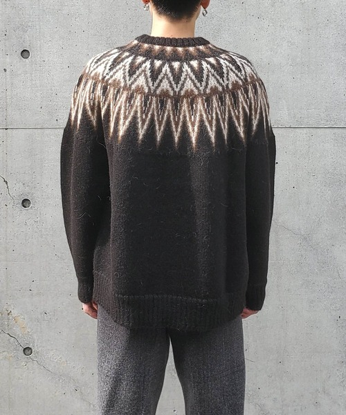 markaware 22aw アルパカノルディックニット マーカウェアMARKAWARE ノルディックセーター