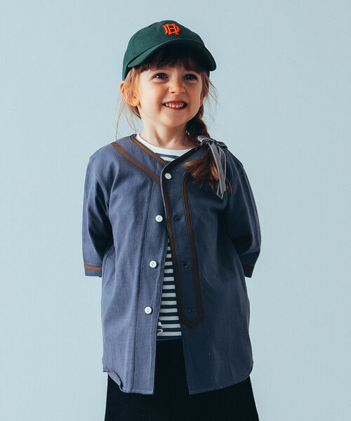 こども ビームス（コドモビームス）の「TAMANIWA × Negro League / OLD CAP 23（キャップ・キッズ・グリーン/ブラック/ブラウン/ネイビー・ONE SIZE）」の5枚目の写真