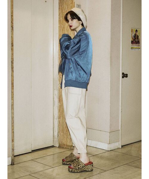 jouetie（ジュエティ）の「カラージョガーパンツ（その他パンツ・レディース・ブラック/ベージュ/パープル/アイボリー・MEDIUM）」の6枚目の写真