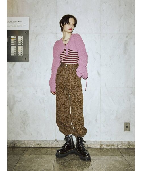 jouetie（ジュエティ）の「カラージョガーパンツ（その他パンツ・レディース・ブラック/ベージュ/パープル/アイボリー・MEDIUM）」の18枚目の写真