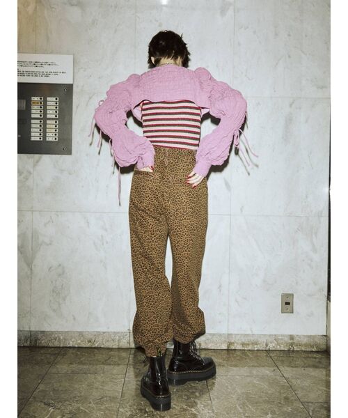 jouetie（ジュエティ）の「カラージョガーパンツ（その他パンツ・レディース・ブラック/ベージュ/パープル/アイボリー・MEDIUM）」の7枚目の写真