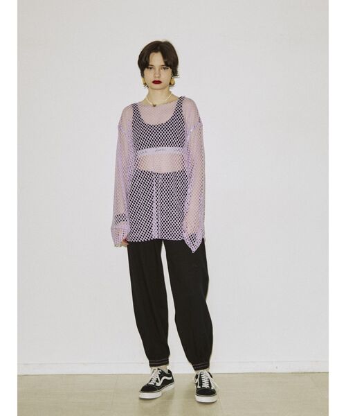 jouetie（ジュエティ）の「カラージョガーパンツ（その他パンツ・レディース・ブラック/ベージュ/パープル/アイボリー・MEDIUM）」の21枚目の写真