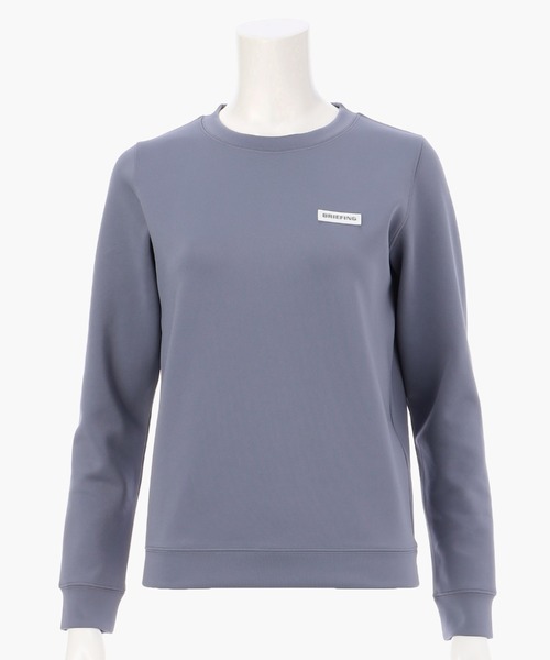 BRIEFING(ブリーフィング)の「【ブリーフィングゴルフ】WOMENS 3D LOGO CREW NECK(Tシャツ/カットソー・レディース・ネイビー/ブラック/ベージュ/オリーブ/グレー・S/M/XS/L)」の2枚目の写真