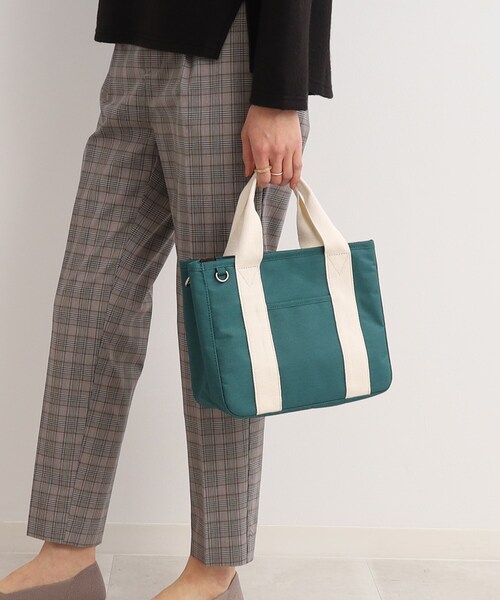 SHOO・LA・RUE（シューラルー）の「◆【撥水】仕切りが動くトートバッグ【2WAY】（トートバッグ・レディース・ブルー/グレー/黄緑系/ブラック・00）」の5枚目の写真