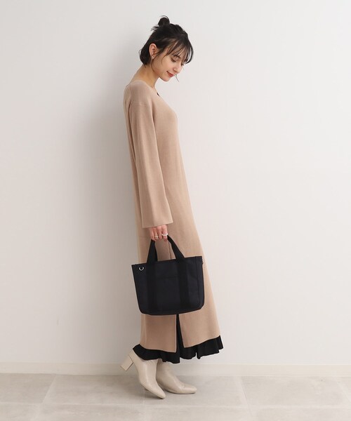 SHOO・LA・RUE（シューラルー）の「◆【撥水】仕切りが動くトートバッグ【2WAY】（トートバッグ・レディース・ブルー/グレー/黄緑系/ブラック・00）」の22枚目の写真