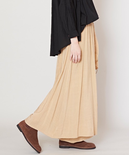 チャイハネ（チャイハネ）の「【チャイハネ】スナール変形ワイドパンツ（その他パンツ・レディース・チャコール/ベージュ/パープル/ブルー・FREE）」の12枚目の写真