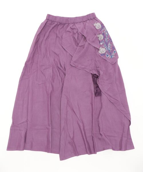 チャイハネ（チャイハネ）の「【チャイハネ】スナール変形ワイドパンツ（その他パンツ・レディース・チャコール/ベージュ/パープル/ブルー・FREE）」の15枚目の写真