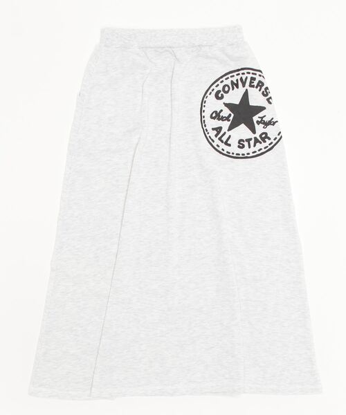CONVERSE(コンバース)の「CONVERSE(コンバース)スウェットスカート/ロングフレアスカート(スカート・レディース・アッシュグレー/ブラック/グレー・M/L)」の5枚目の写真